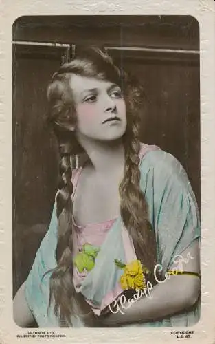 PC66774 Gladys Cooper. Lilywhite. RP