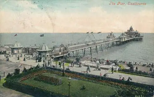 PC67186 The Pier. Eastbourne. Valentinstag. 1906