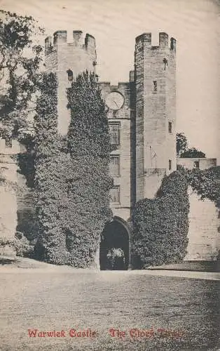 PC64645 Warwick Castle. Der Uhrturm. Harvey Barton