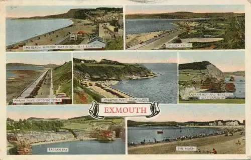 PC66606 Exmouth. Multi-View. 1945