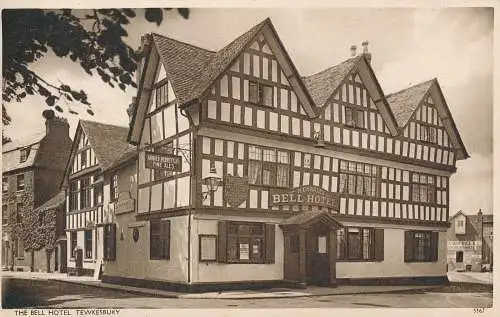 PC66346 The Bell Hotel. Tewkesbury. Nr. 3367