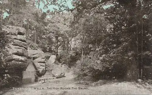 PC63785 Tunbridge Wells. Die hohen Felsen. Die Schaukel. Zierlich