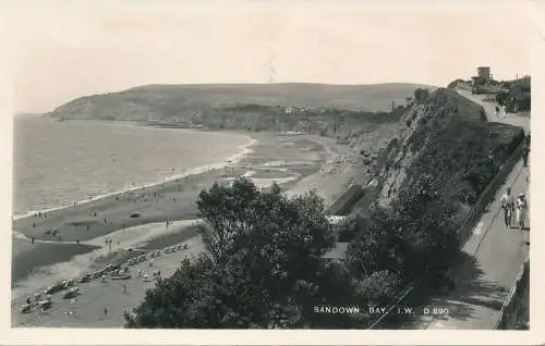 PC66954 Sandown Bay. I.W.G. Dean. Die Bucht. RP. 1954