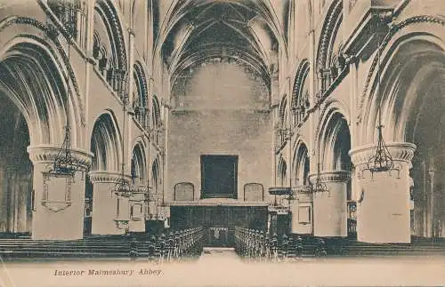 PC66276 Innenraum Malmesbury Abbey. R. Wilkinson