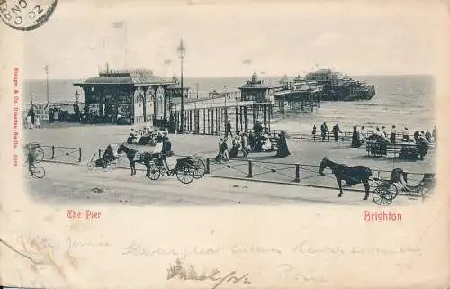 PC63747 The Pier. Brighton. Stengel. Nr. 8288. 1902