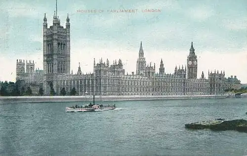 PC66387 Houses of Parliament. London. G.D. und D.L