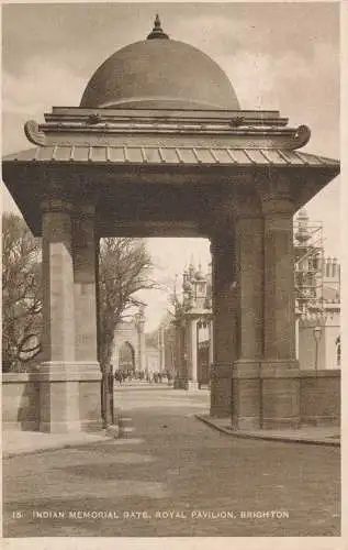 PC67207 Indian Memorial Gate. Königlicher Pavillon. Brighton. C.A