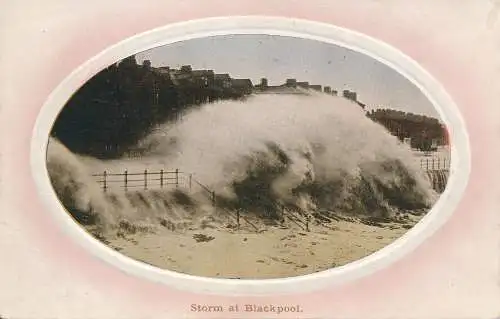 PC66338 Sturm in Blackpool. Der Fortschritt. Nr. 152