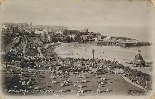 PC63862 Broadstairs Bay. Allgemeine Ansicht. J.W. und S