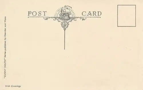 PC66318 Das Quadrat. Bournemouth. Dearden und Wade. Sunny South