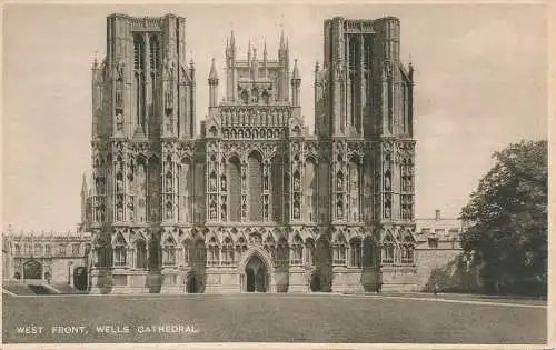 PC64890 Westfront. Wells Cathedral