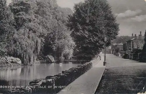 PC66535 Bondchurch Pond. Isle of Wight. Timothy. 1905