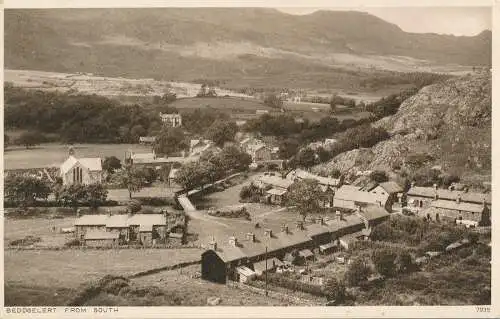 PC65051 Beddgelert aus dem Süden. Lachs. Gravur. Nr. 7935