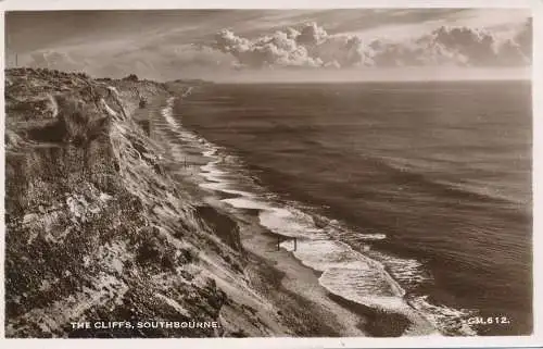 PC66600 The Cliffs. Southbourne. Sonnenstrahl. RP