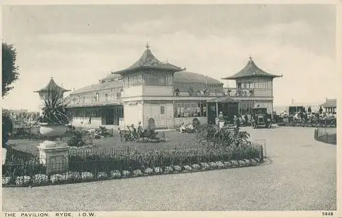 PC64923 Der Pavillon. Ryde. I.O.W. Lachs. Nr. 5948