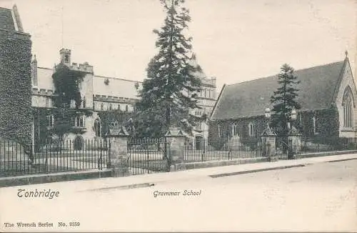 PC64963 Tonbridge. Gymnasium. Schraubenschlüssel. Nr. 9259