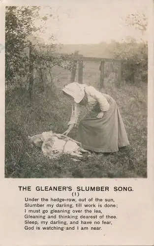 PC67052 The Gleaners Slumber Song. Bamforth