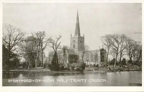 PC67256 Stratford on Avon. Dreifaltigkeitskirche