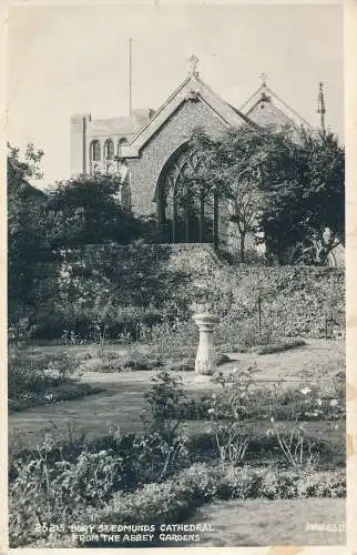 PC67232 Begraben Sie die St. Edmunds Kathedrale aus den Abbey Gardens. Judges Ltd. Nr. 26215.