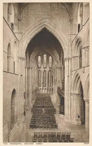 PC67262 Die Querschiffe. Hexham Abbey. Walter Scott