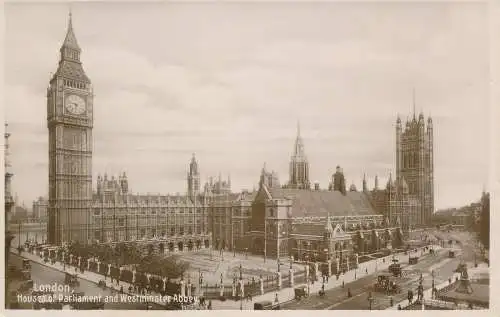 PC64870 London. Houses of Parliament und Westminster Abbey. RP