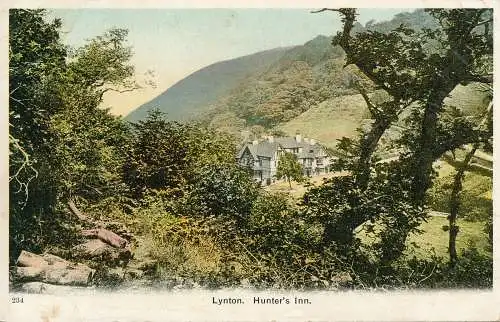 PC67941 Lynton. Hunters Inn