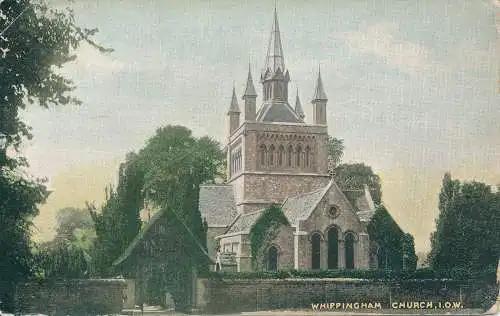 PC68151 Whippingham Church. I.O.W. National. 1904