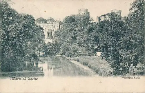 PC68126 Warwick Castle. Valentinstag. 1904