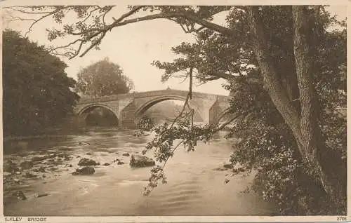 PC67451 Ilkley Bridge. Photochrom. Nr. 2706