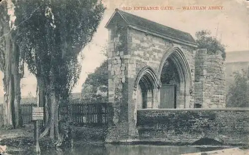 PC64845 altes Eingangstor. Waltham Abbey. Charles Martin