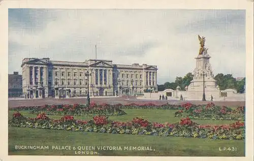 PC67742 Buckingham Palace und Queen Victoria Memorial. London. Lansdowne