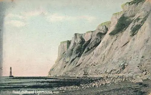 PC68977 Beachy Head Cliffsand Leuchtturm. 1906