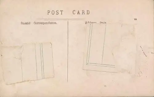 PC68098 alte Postkarte. Ein Mann