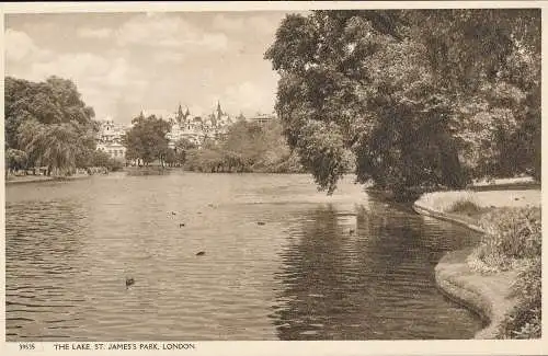 PC67768 Der See. St. James Park. London. Harvey Barton. Nr. 39535