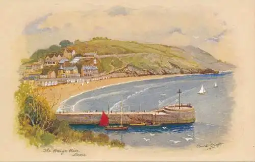 PC67344 Der Banjo Pier. Looe. Ein Vivian Mansell