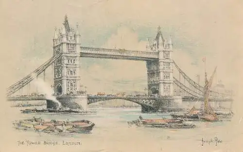 PC67594 Die Turmbrücke. London. Millar und Lang. National