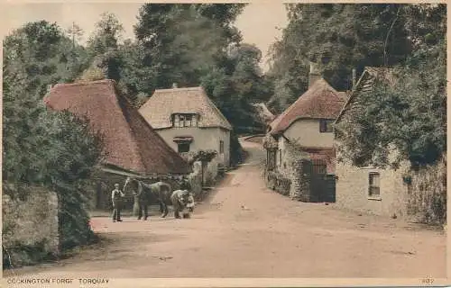 PC68924 Cockington Forge. Torquay. Geo. Downe. Nr. 902. 1932