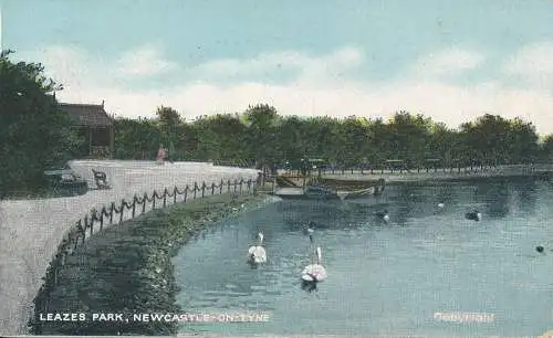 PC68959 Leazes Park. Newcastle auf Tyne. G.D. und D.L