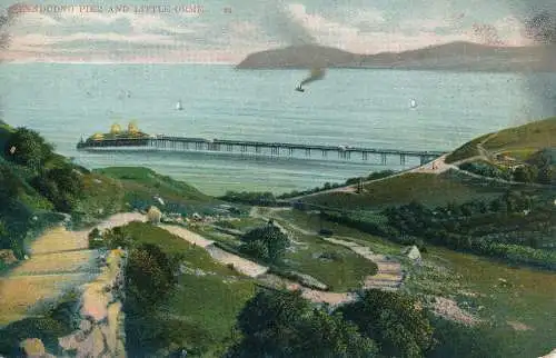 PC68107 Llandudno Pier und Little Orme. 1904