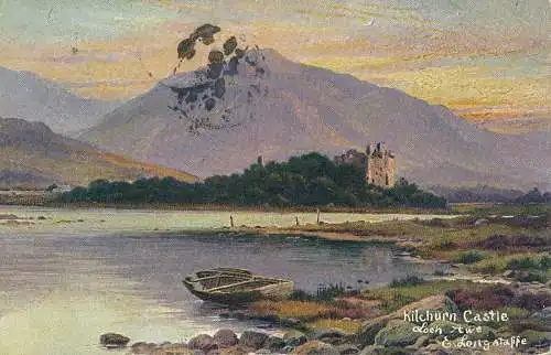 PC69173 Schloss Kilchurn Loch Awe. E. Langbügel. Hildesheimer. 1904