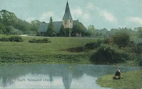 PC68177 North Holmwood Church. 1907