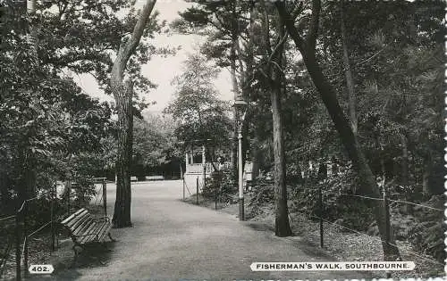 PC69741 Fishermans Walk. Southbourne. Dearden und Wade. Sunny South. RP. 1961