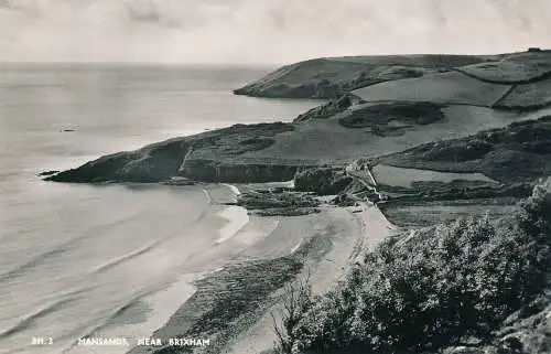 PC69297 Herrenhäuser in der Nähe von Brixham. C.E. Riley. Masons Alpha. RP