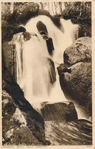 PC69078 Dartmoor. Becky Falls. Manaton. Photochrom. Nr. 61857