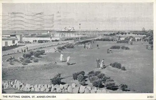 PC69936 The Putting Green. St. Annes on Sea. Lachs. Nr. 21321. 1960