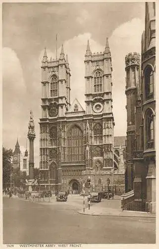 PC67770 Westminster Abbey. Westfront. Harvey Barton. Nr. 39639