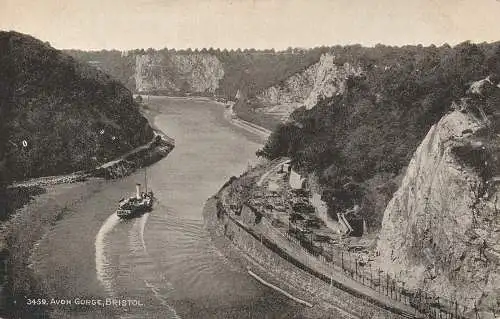 PC71506 Avon Gorge. Bristol. Lachs. Sepio. Nr. 3459