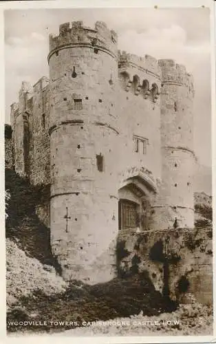 PC69372 Woodville Towers. Carisbrooke Castle. I.O.W. Excel. RP