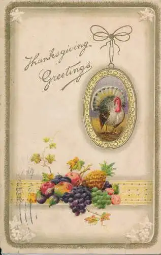 PC68975 Thanksgiving-Grüße. Nr. 2397