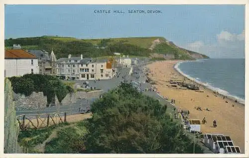 PC71017 Castle Hill. Sitzplatz. Devon. Dennis. 1963